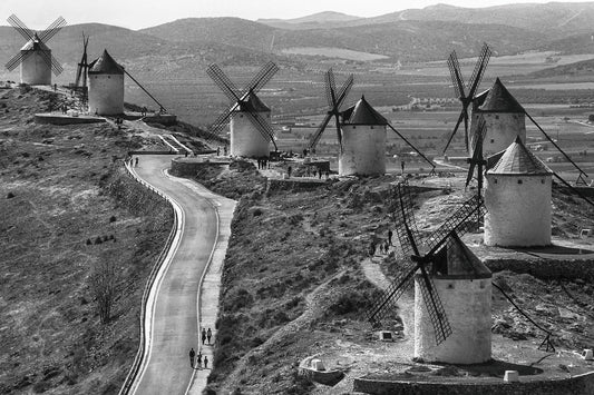 7 molinos de viento en toledo