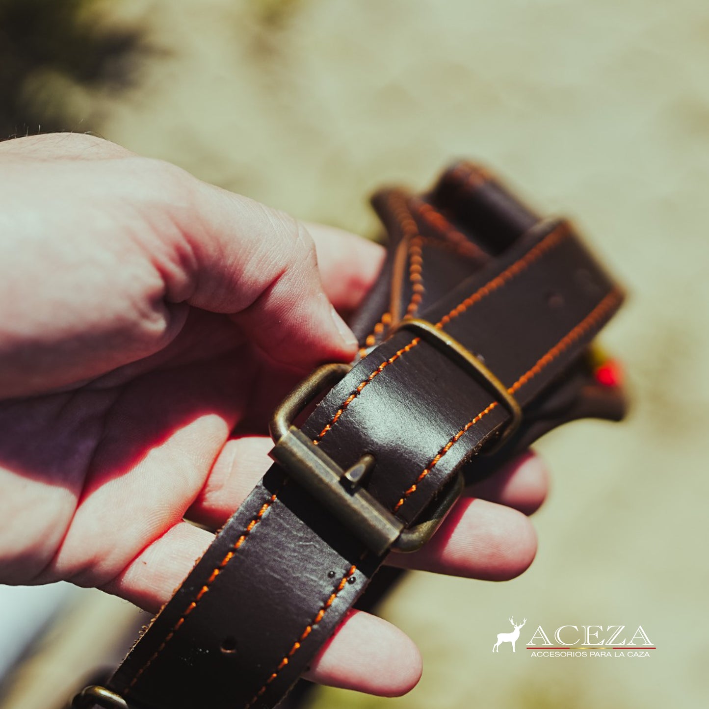 Canana de caza de cuero clásica