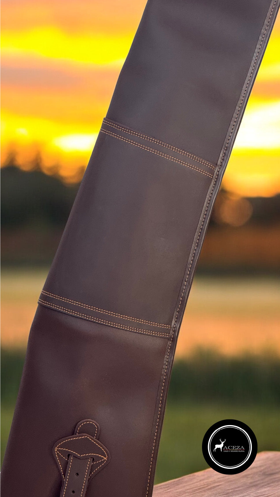 Funda de escopeta de caza con puntera reforzada