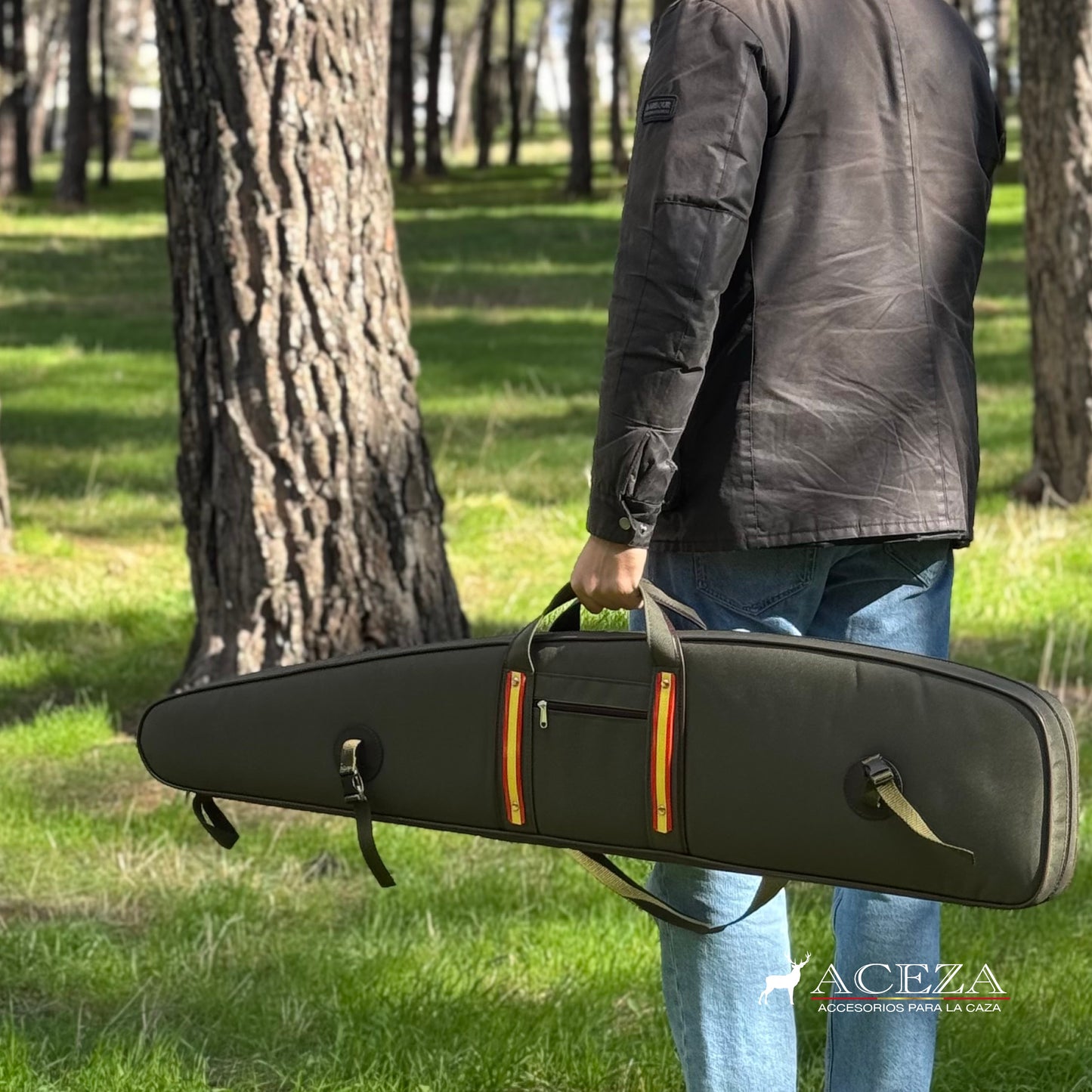 Funda de rifle acolchada con visor