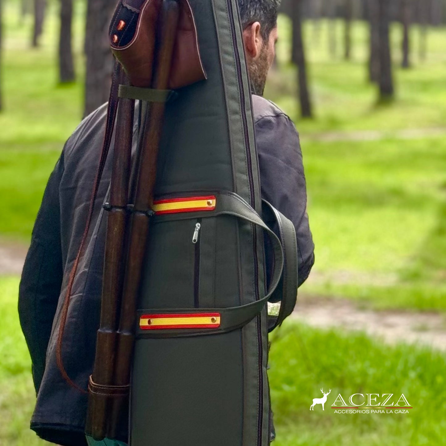 Funda de rifle acolchada con visor