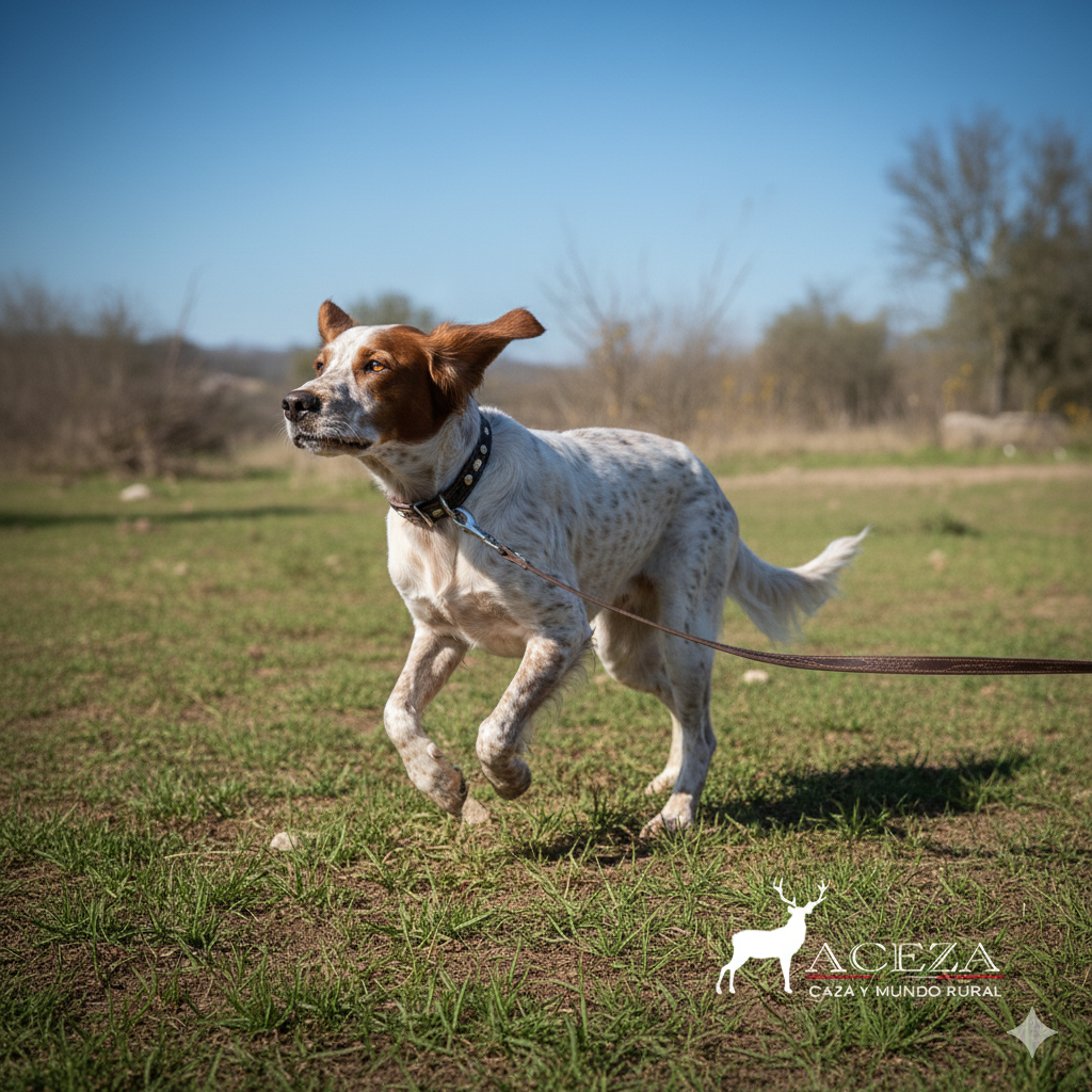 Correa de perro de cuero ACEZA