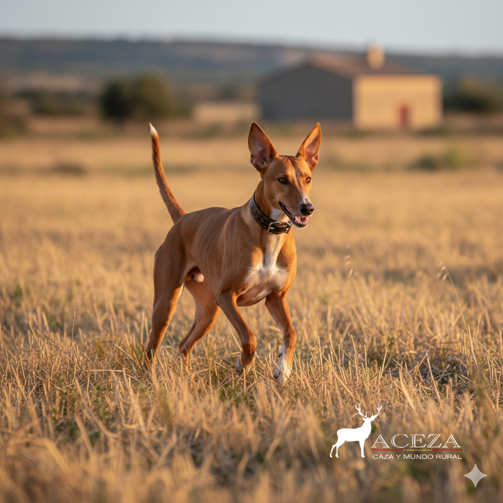 Collar para perro grande de cuero calado marrón