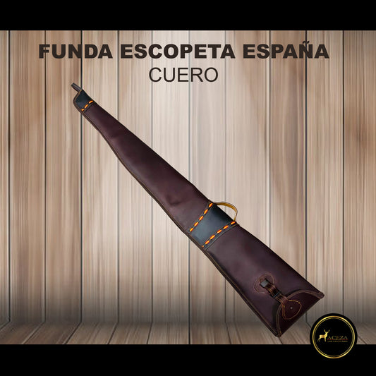 Funda rifle cuero engrasado sin visor